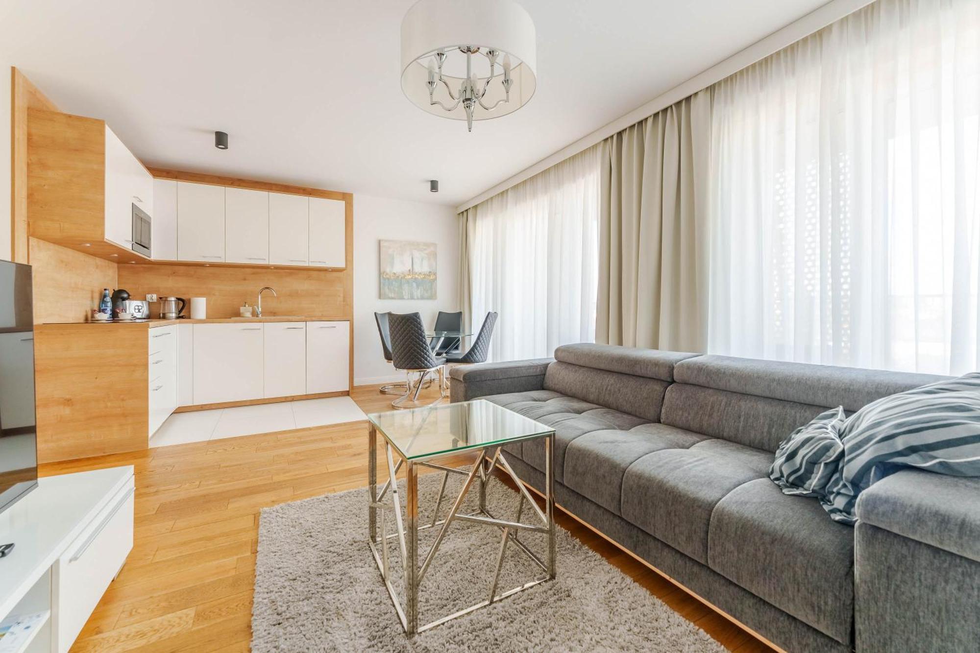 Apart111 Apartament Rodzinny 3 Pokoje - 2 Sypialnie- Sauna, Silownia 코워브제크 외부 사진